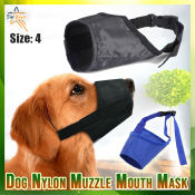 Adjustable Nylon Dog Muzzle - Size 4 by 