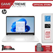 HP 14" HD Laptop with Intel Celeron and 4GB RAM