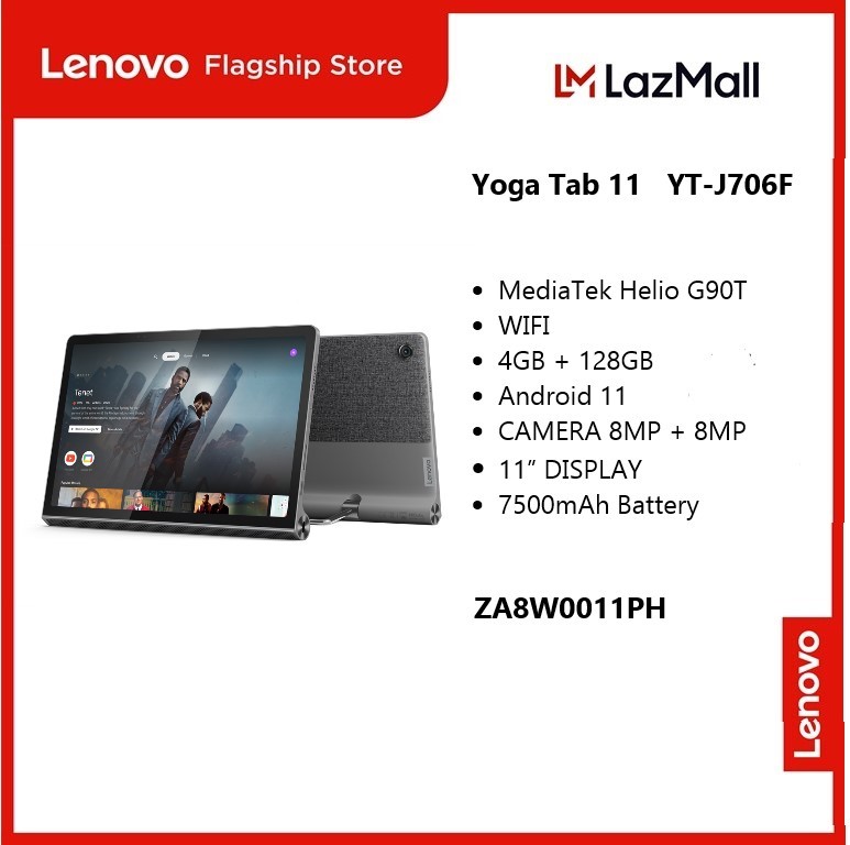 Lenovo Tab M10 Plus (3rd Gen) ZAAN0152PH, 4GB+64GB, Qualcomm® Snapdragon™  SDM680, Octacore, Integrated Qualcomm Adreno™ 610 GPU, Front 8.0MP (RGB)  / Rear 8.0MP (RGB), 7500mAh, Android™ 12 or later