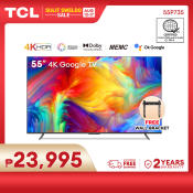 TCL 55 inch 4K Google Smart TV -  55P735