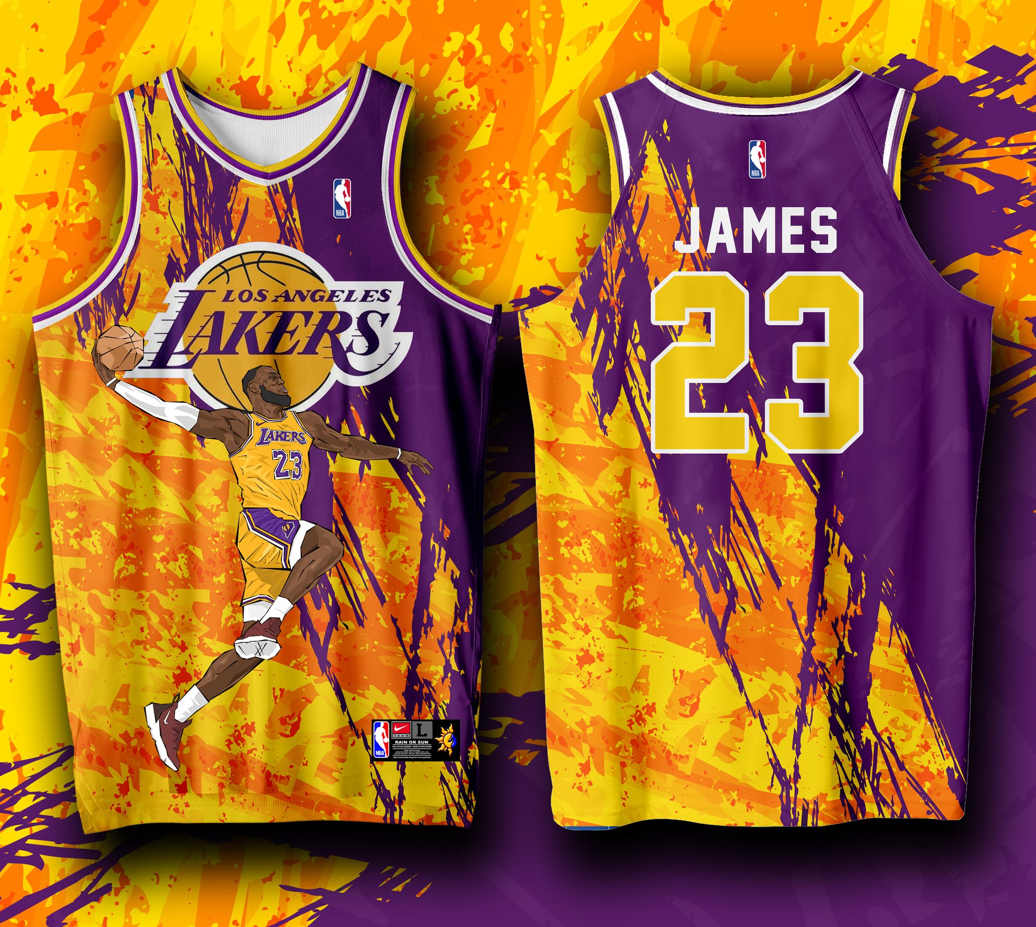 Grab and get this special edition of Lakers Full Sublimated