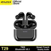 Awei Wireless Sports Bluetooth Earphones with Mic