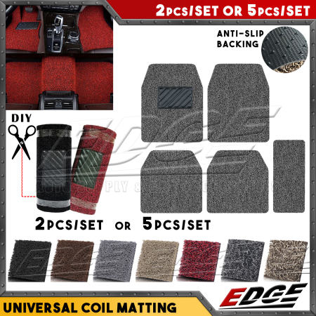 Universal Spaghetti Rubber Matting 5pcs/set - Car Floor Protection