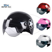 High-Quality Half-Face Motorcycle Helmet with Visor by 