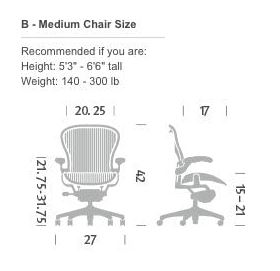 Herman Miller Classic Aeron Ergonomic Chairs Comfy Chairs High-end