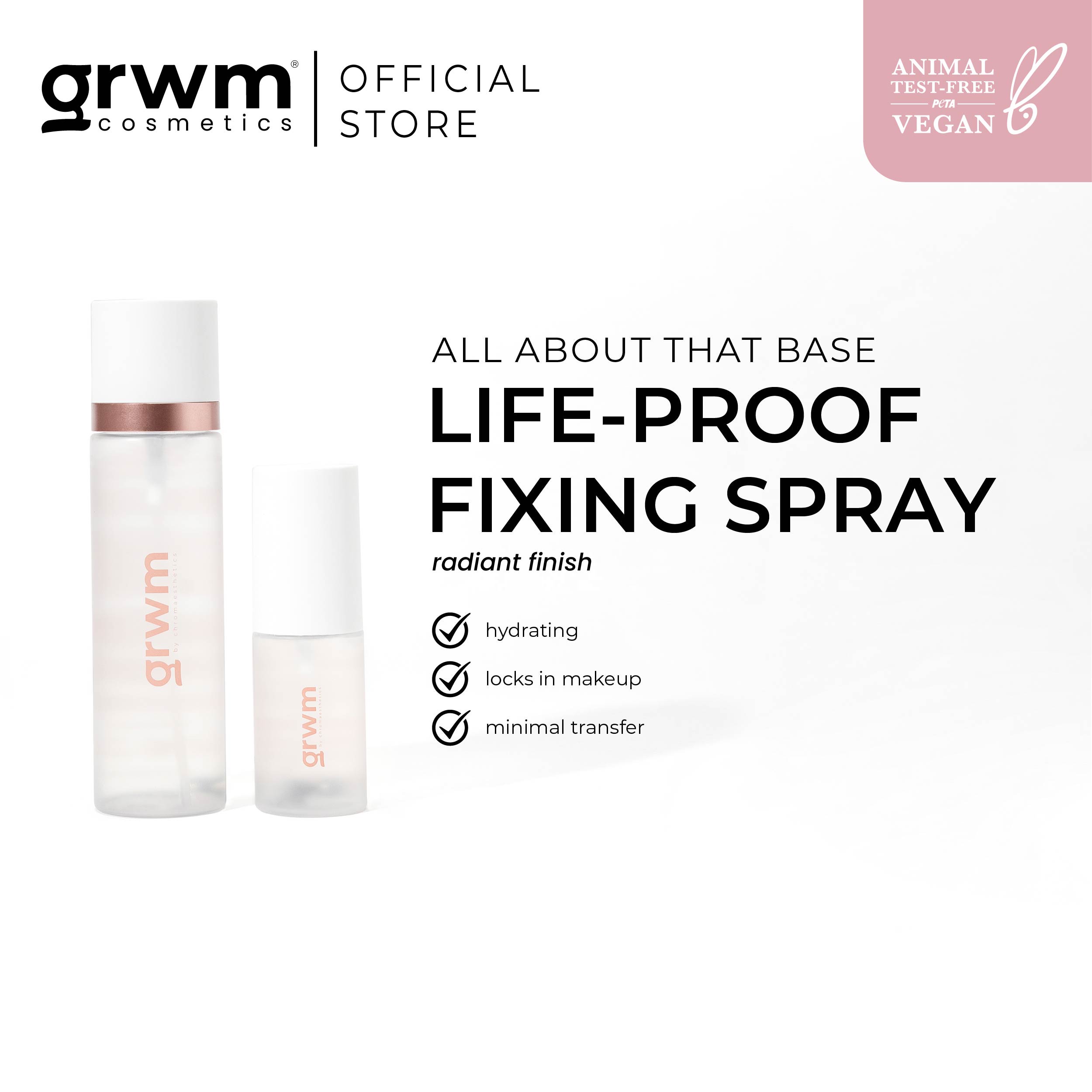 Discount on Grwm Cosmetics  shoes - SKU:  Life - Proof Fixing Spray - Radiant Finish
