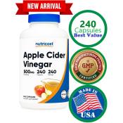 Nutricost Apple Cider Vinegar Capsules for Detox and Wellness