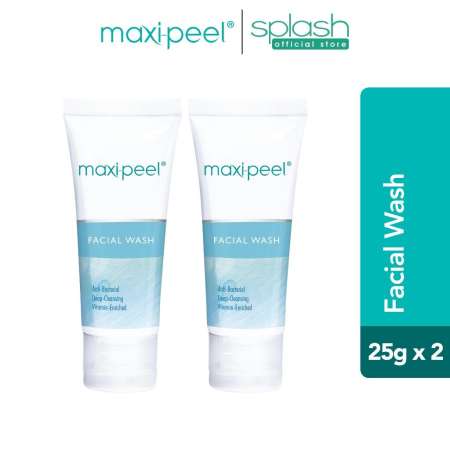 Maxi-Peel Anti-Bacterial Facial Wash with Micro Beads - 2 Pack