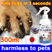 Tick and Flea Remover Spray for Cats and Dogs