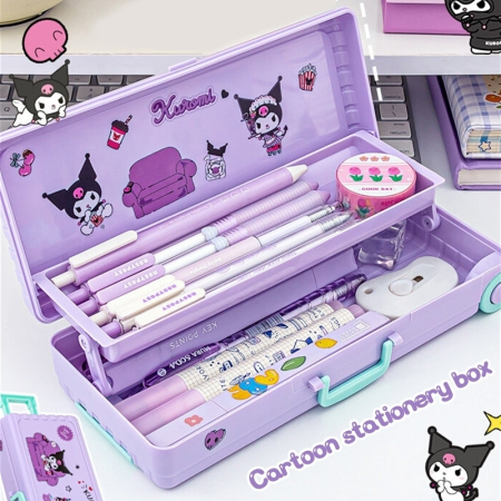 IF ME Kuromi Cinnamoroll Pencil Case - Portable Creative Box