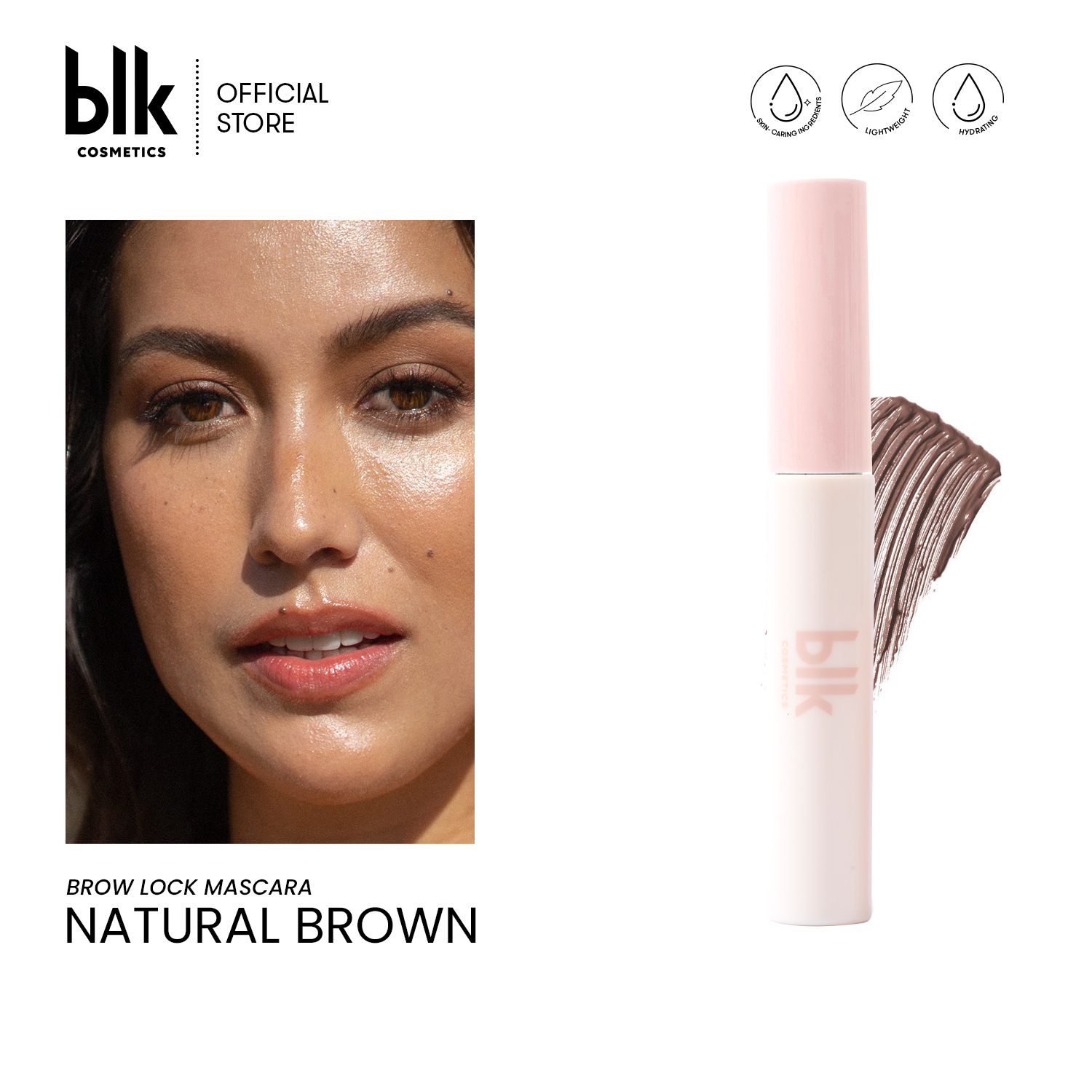 Discount on BLK Cosmetics  shoes - SKU: blk cosmetics fresh brow lock mascara natural brown