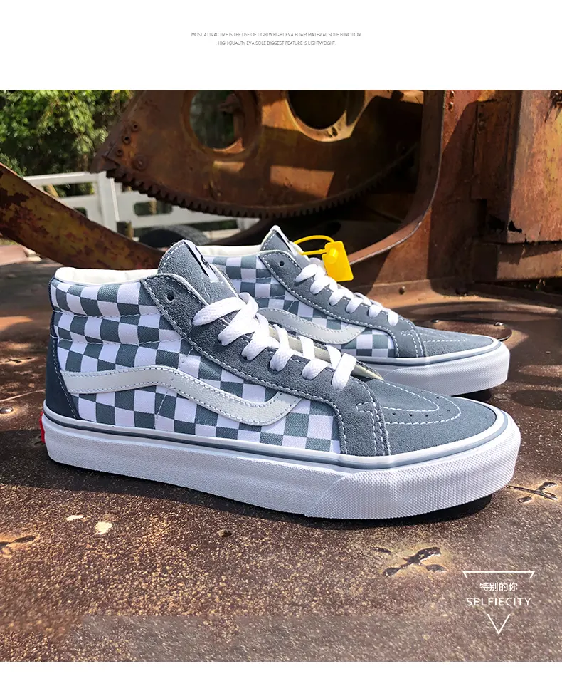 vans shoes plaid