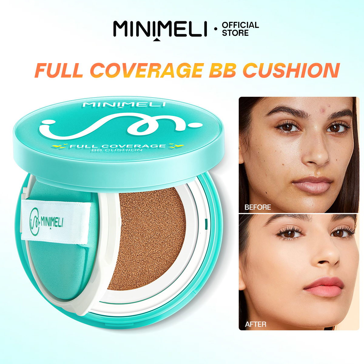 Discount on SACE LADY  shoes - SKU: MINIMELI Natural Air Cushion with SPF 30++ Waterproof  BB Cream Long-lasting Brighten Face Base Make