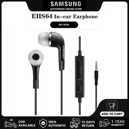 Samsung EHS64 AKG Earphones - Original Bass Wired Headphones