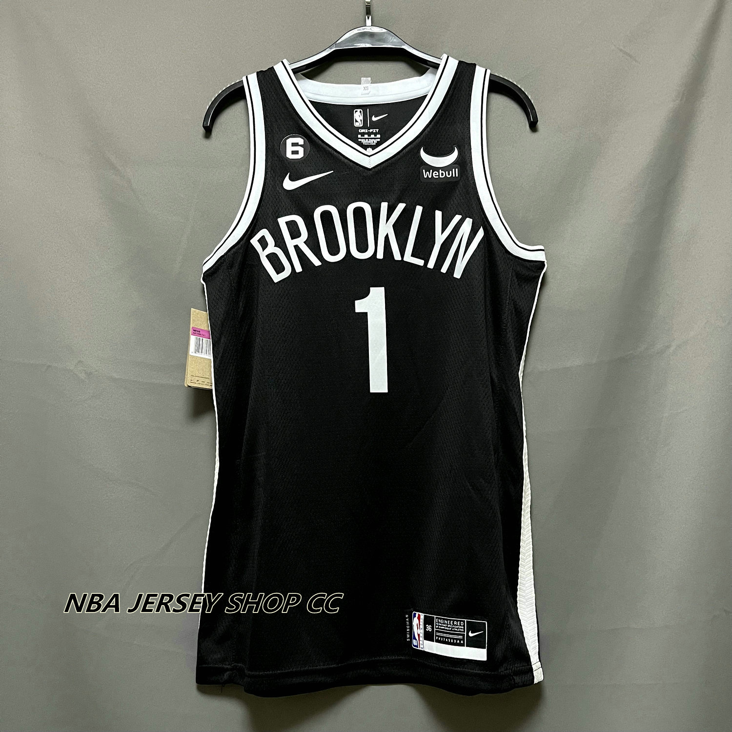 Mikal Bridges Brooklyn Nets Fanatics Authentic Game-Used #1 White City  Jersey vs. Milwaukee Bucks on February 28, 2023 - Size 48+4