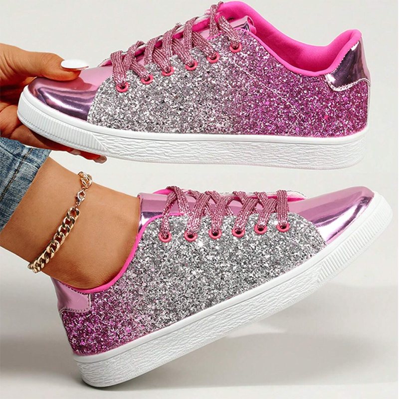 Canvas Shoes Sneakers Little Girls Sparkly Shoes LUCKY STEP
