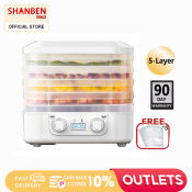 SHANBEN Food Dehydrator - 5-layer Electric Dryer for Snacks