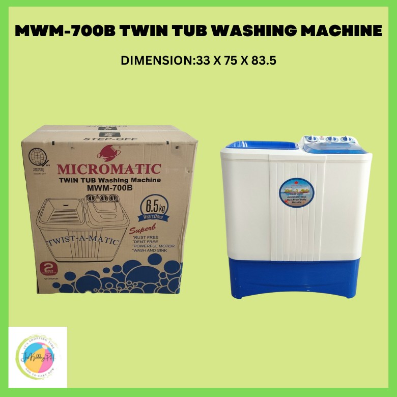 micromatic twin tub washing machine