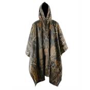 Camouflage Waterproof Hooded Raincoat Poncho - Multifuntional Outdoor Gear