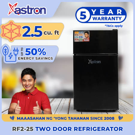 Astron RF2-25 Energy Saving Fridge with 5-Year Warranty