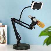 Letsview Heavy Duty Desktop Mic and Phone Holder Stand