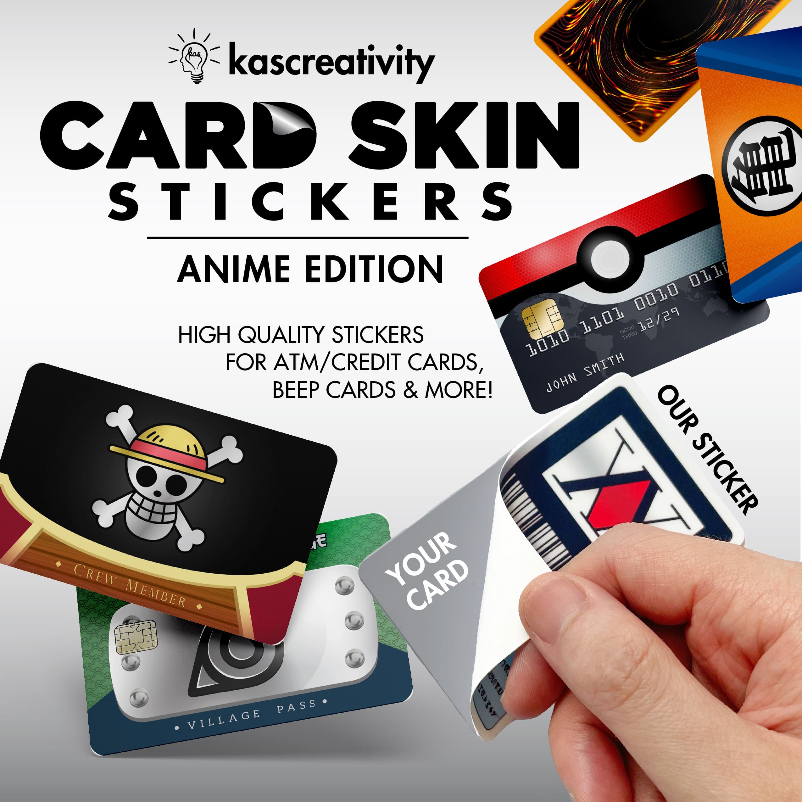 Anime CVV STICKERS (Anti-Theft Stickers for ATM/Credit Cards) | Lazada PH