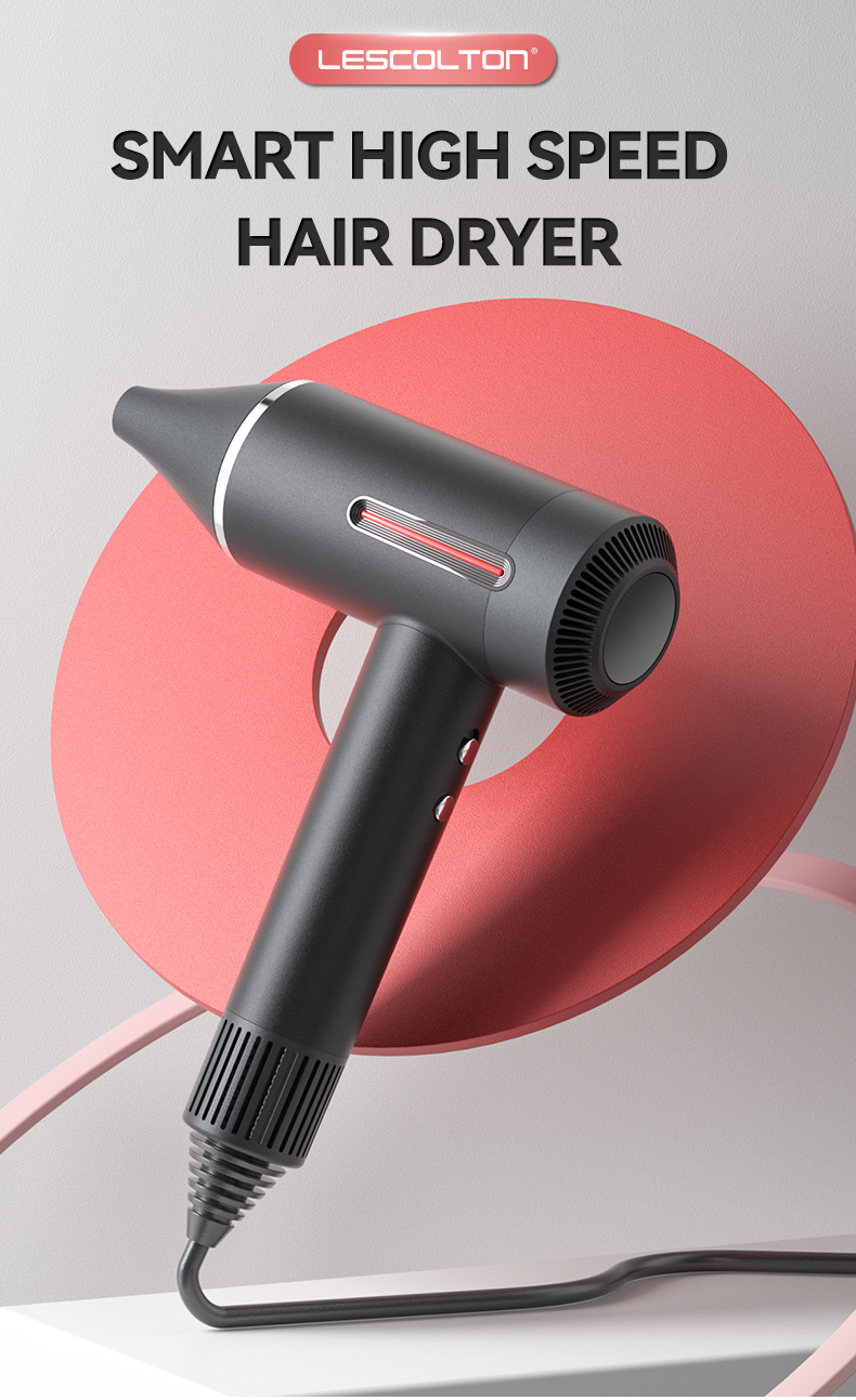 lescolton LS-091 High speed hair dryer intelligent digital display hair dryer Brushless motor 110,000 RPM negative ion high speed hair dryer - Brand lescolton Presyo 3,999 Piso*Libreng Shipping