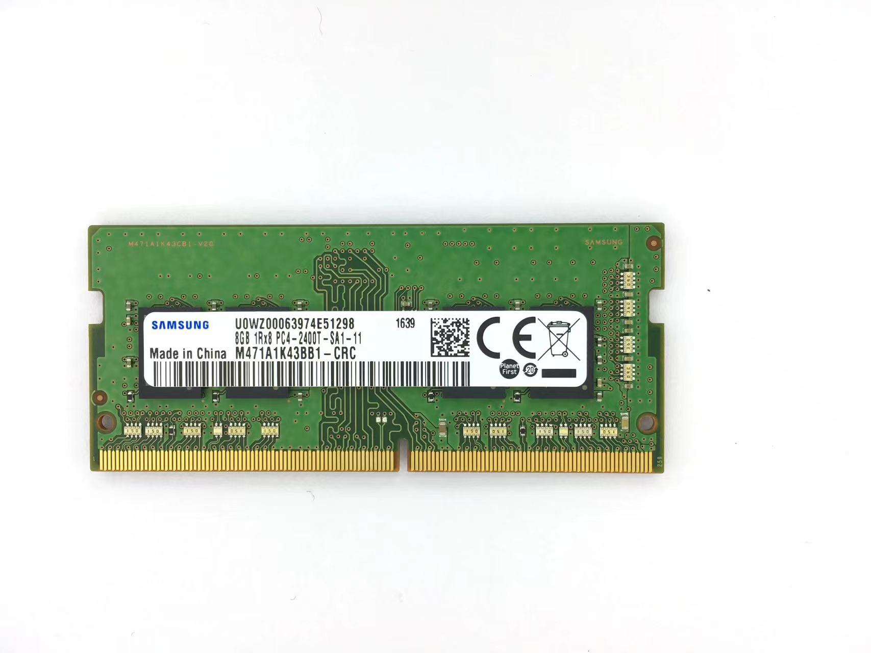 メモリー Samsung 8GB 1RX8 PC4-2400T-SA1-11 X 30 SAMSUNG 8GB 1Rx8 PC4-2400T-SA1-11 SO-DIMM DDR4 Laptop Memory RAM