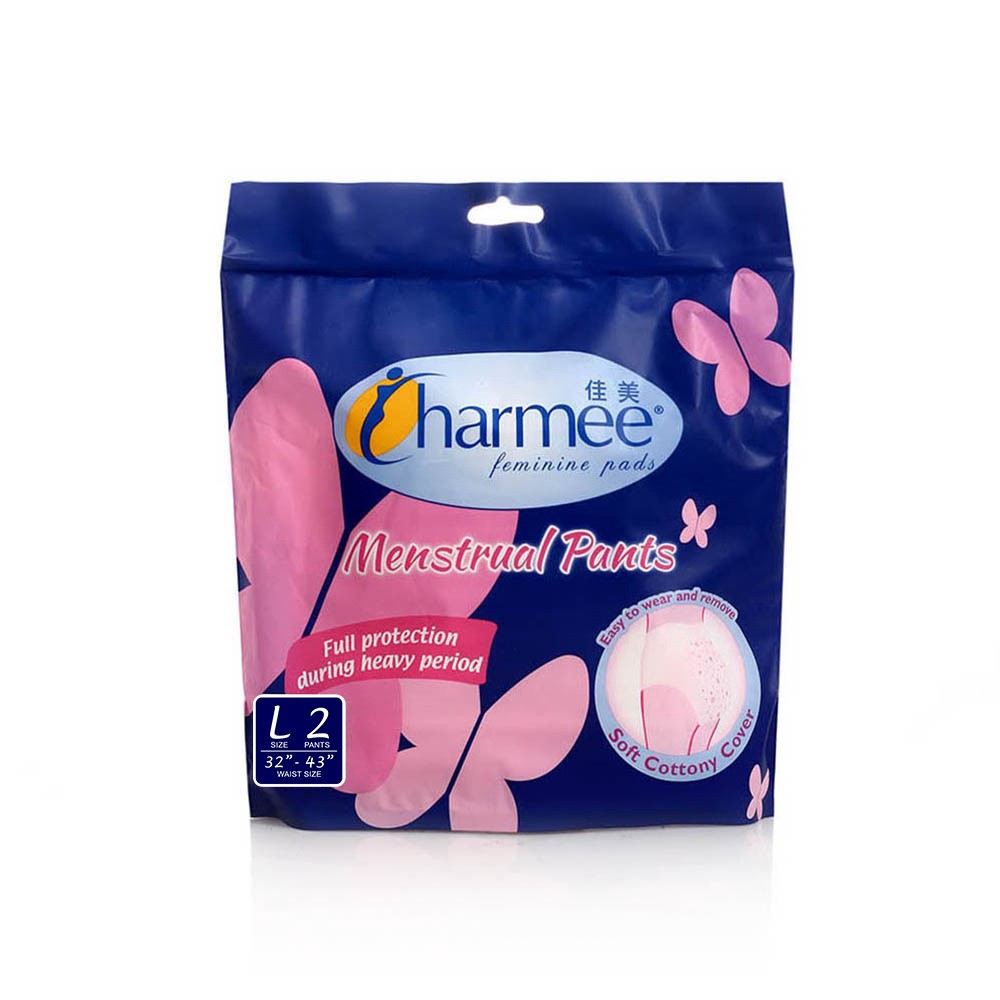 Charmee Menstrual Pants Large - 4 packs