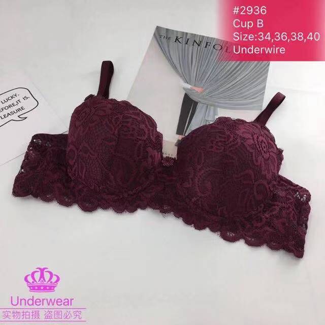 Lace Balconette Bra Size: 34-40B #2936 - Image 4