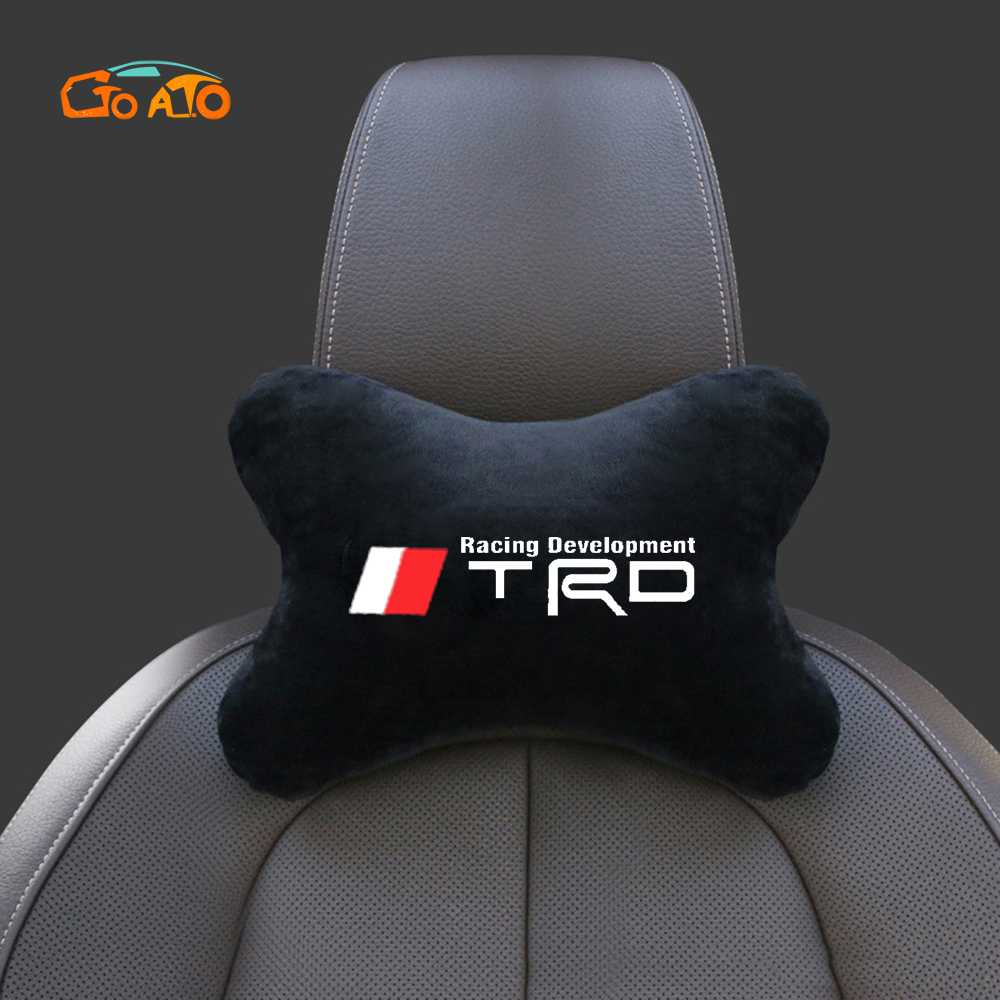 GTIOATO TRD Car Seat Neck Pillow Auto Seat Head Neck Rest Cushion