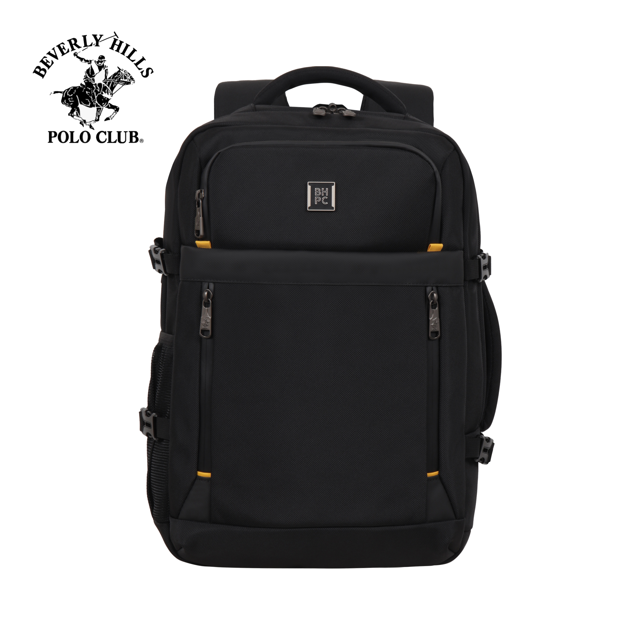 beverly hills polo club laptop backpack Closeout Black and White Multi Compartment Bac Borsabella Laptop Backpacks Beverly Hills