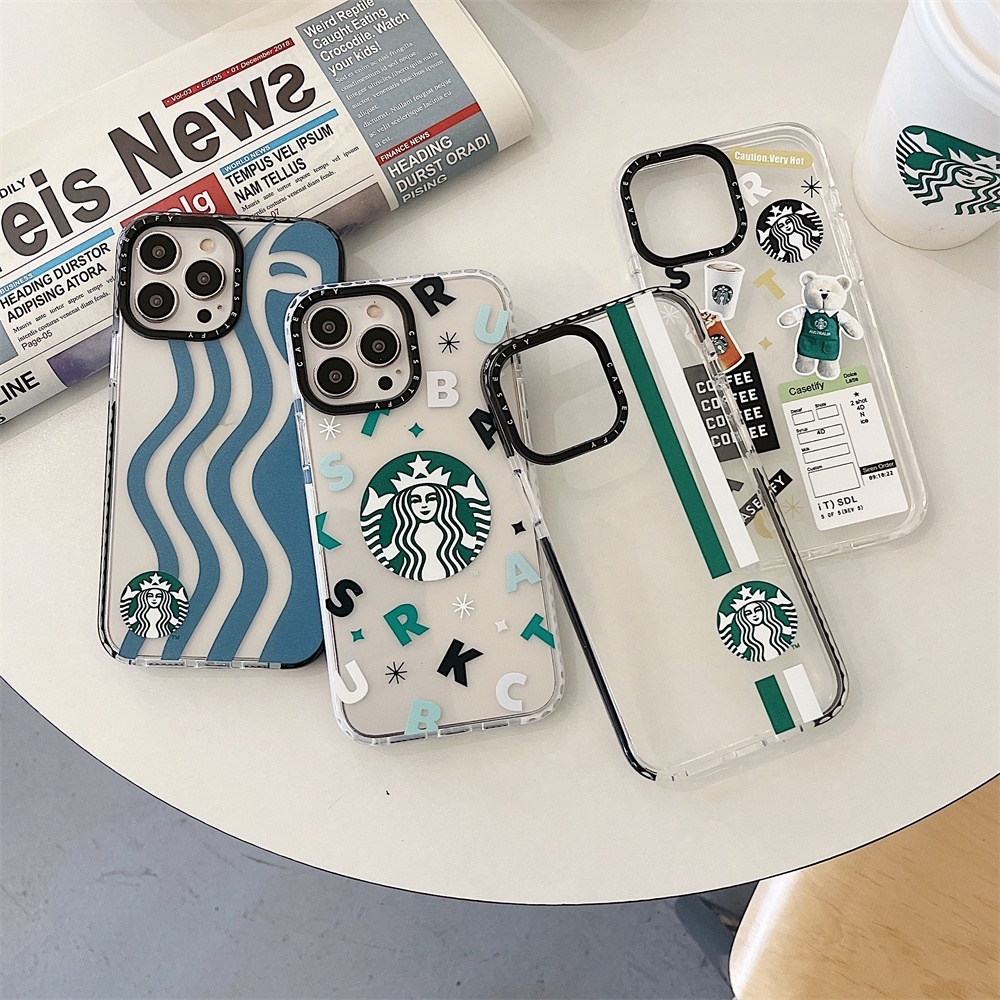 Fashion Brand Casetify jointly Starbucks Transparent Shockproof