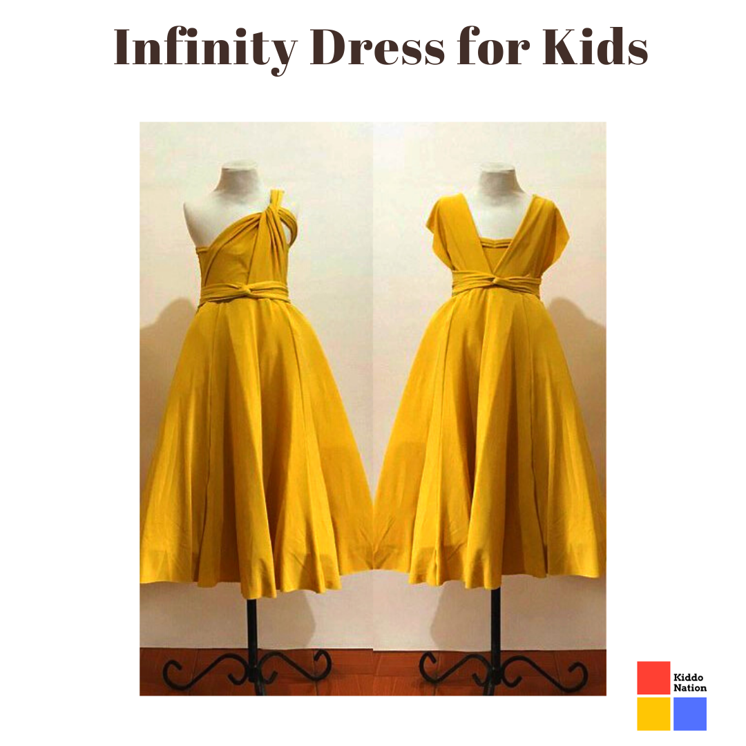 Infinity dress outlet yellow gold