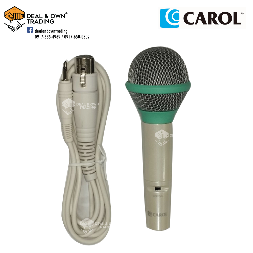 Super-Cardioid Professional Karaoke Dynamic Microphone by CAROL Σ-Plus 3 