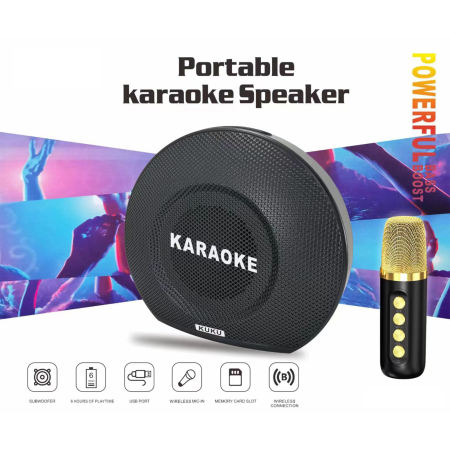KUKU T2359 Bluetooth Speaker with Big Bass & Microphone