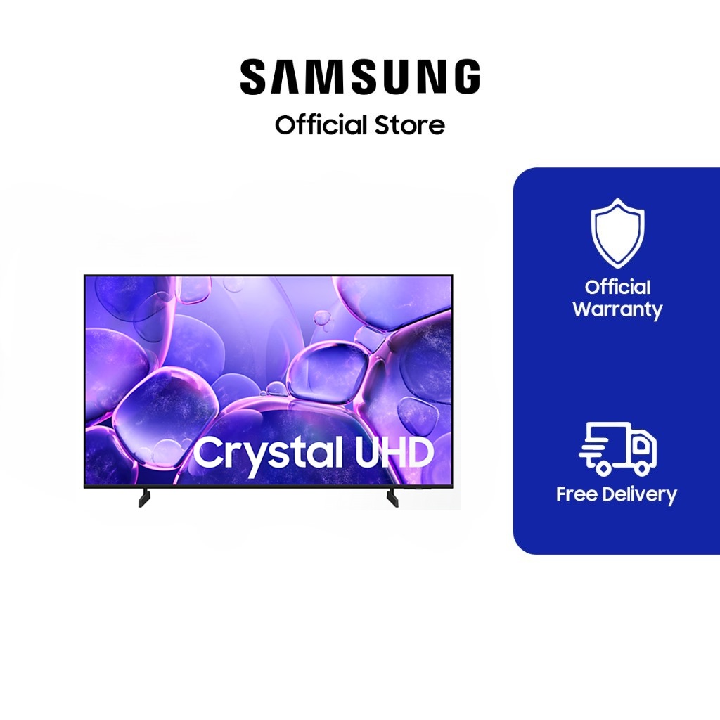 [Online Exclusive] 65" Crystal UHD UE100F 4K Smart TV (2025) UA65UE100FGXXP Presyo 35,999 Piso*Libreng Shipping