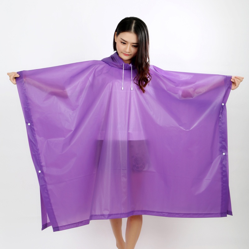 EcoShield Adult Reusable Waterproof Rain Poncho - Quick Drying