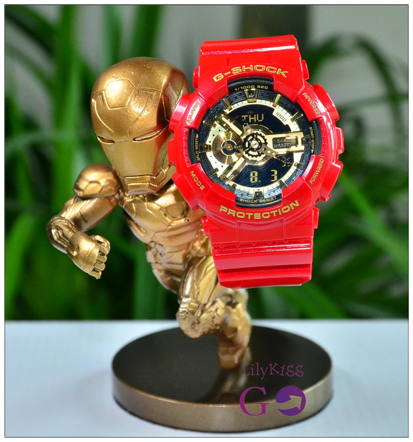 G shock red and gold hot sale