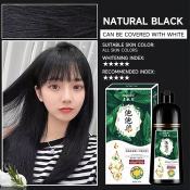 Herbal Black Hair Shampoo - Natural Plant Ingredients - 500ml