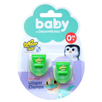 Dreamworks Baby 2-pc Diaper Clamps (4)