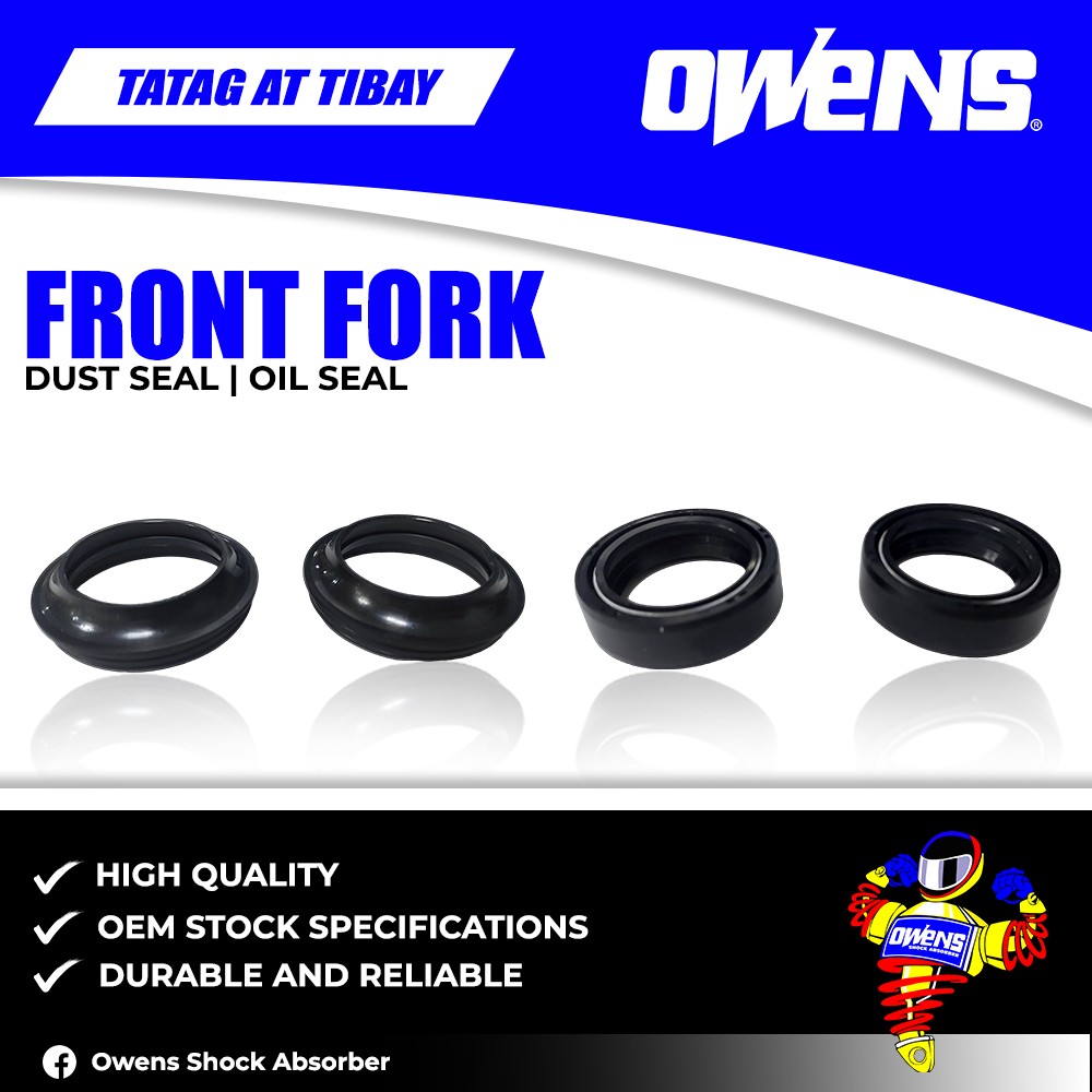 Owens Thunder [Suzuki] Front Shock / Front Fork Dust Seal Set (2