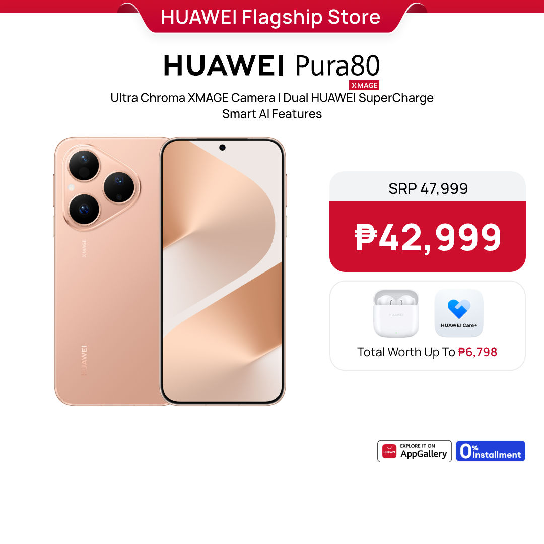 HUAWEI Pura 80 Smartphone / Ultra Chroma Xmage Camera / Dual HUAWEI SuperCharge / Smart AI Features