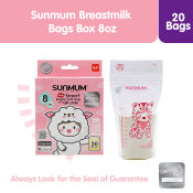 SUNMUM Breastmilk Storage Bags 8oz