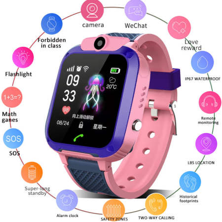 Kids Smart Watch - Waterproof SOS Tracker for Boys & Girls