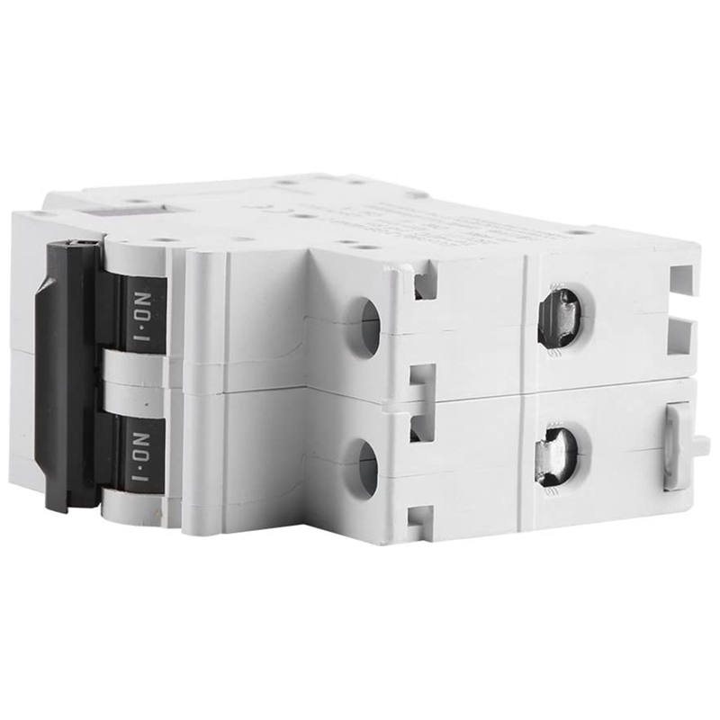 16A 16A Low-Voltage Miniature Air Circuit Breaker,Acogedor 250V DC 2P DIN Rail Mount Miniature Circuit Breaker for Solar Panels Grid System Wind and Solar Hybrid System and Other DC Systems 