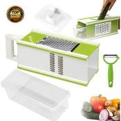 Multifunctional 5 in 1 Grater Hand-held Mandoline Slicer Kitchen Shredded Device Shredder Planer