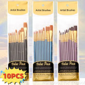 Watercolor Paint Brush Set, 10PCS, Art Supplies (Brand name: [optional])