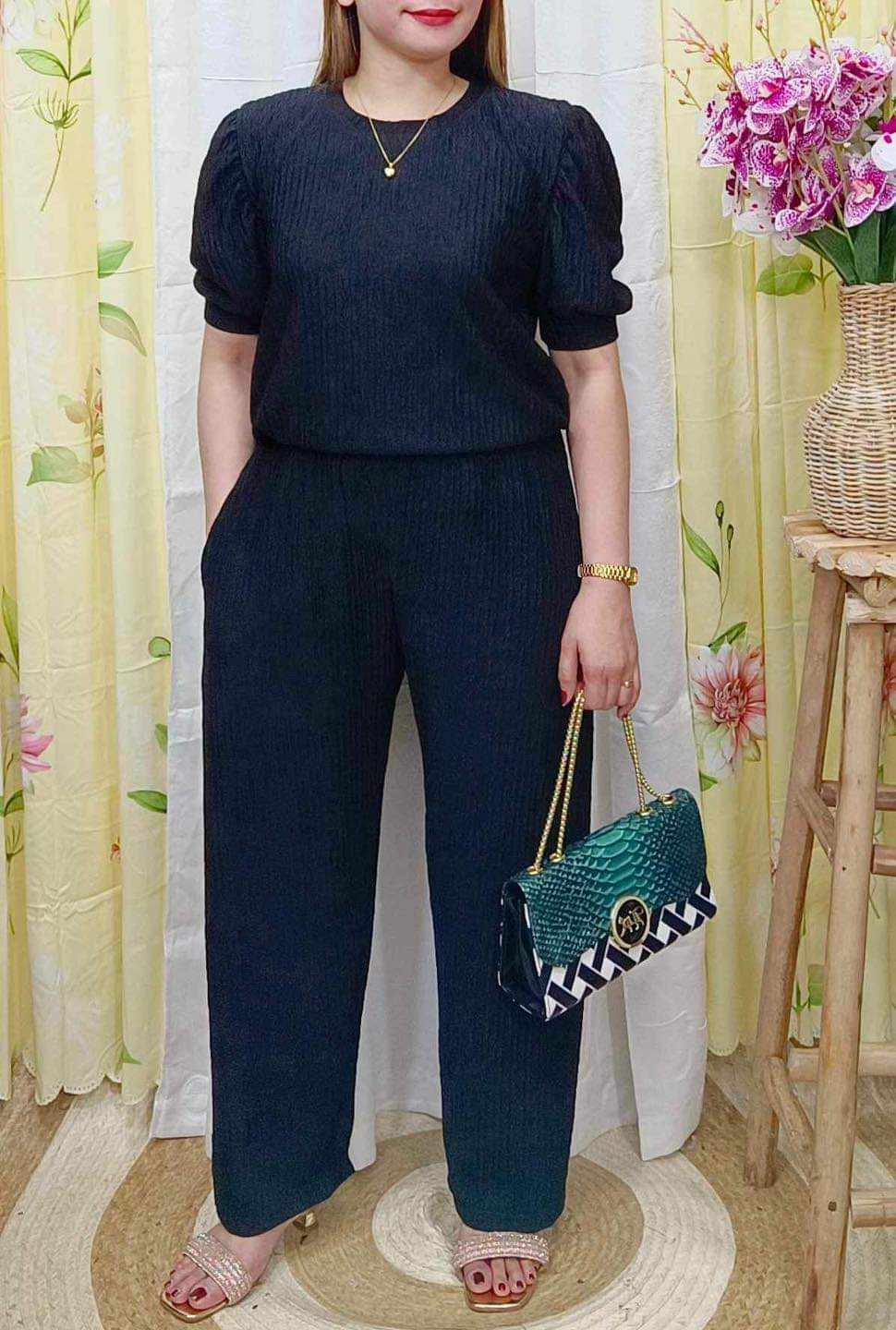 PLUS SIZE PUFF TERNO PANTS UP TO 4XL BARK CREEP FABRIC - Image 4