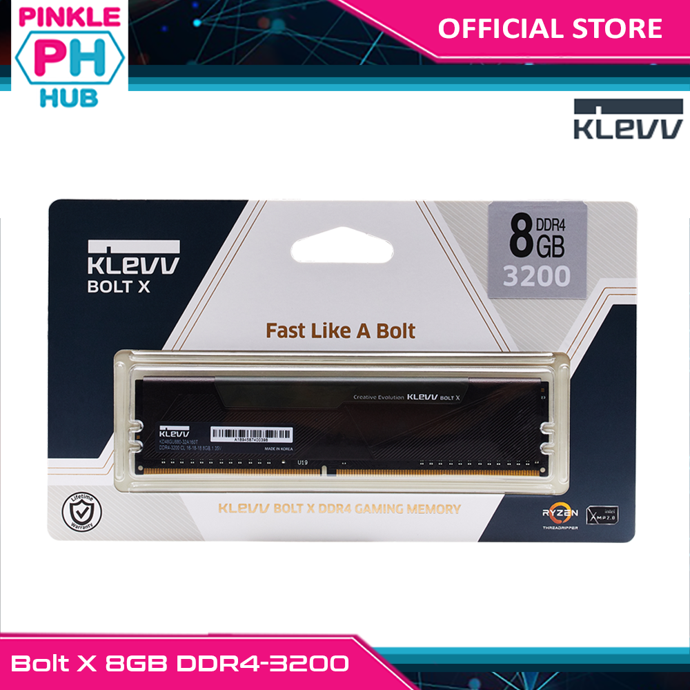 8gb Ddr4 Ram Klevv Bolt X 3200 Klevv Ddr4 Klevv Memory Klevv Bolt